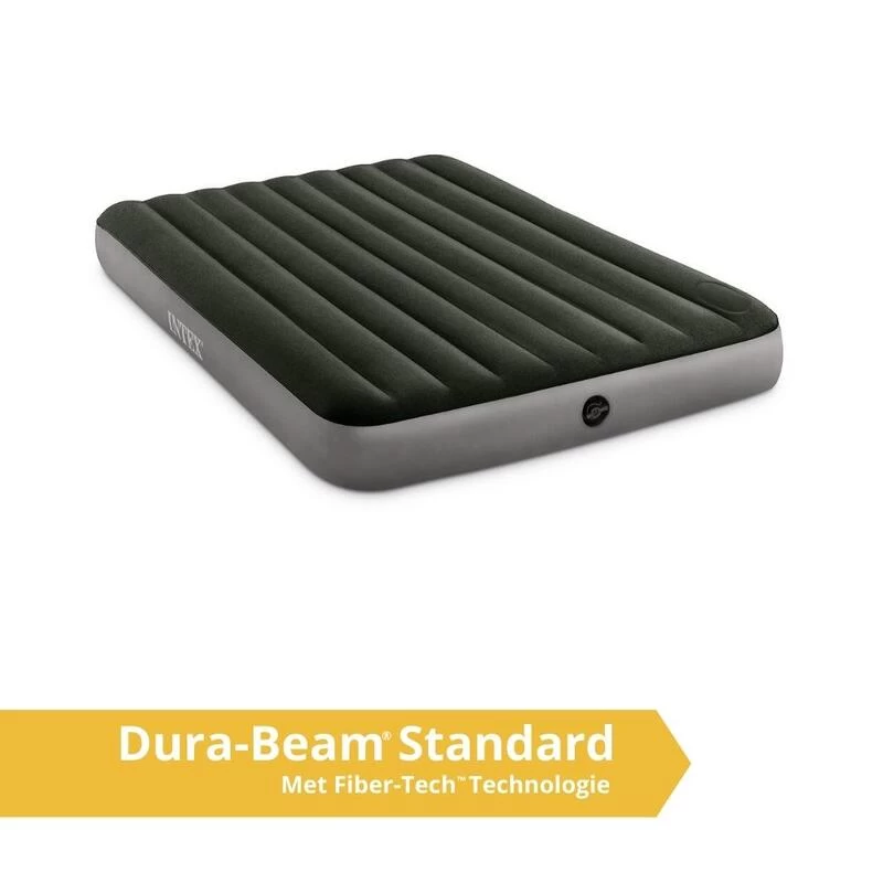 Intex Downy Queen Airbed - Lit Gonflable - 203x152x25cm - Avec Accessoires – Image 2