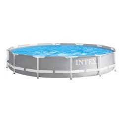 Intex - Prism Frame - Piscine - 366x76 Cm - Ronde - Piscine Intérieure