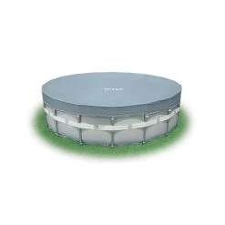Bâche De Protection Intex Pour Piscine Tubulaire Ronde Ø 5,49 M