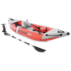 Intex Kayak Gonflable Excursion Pro K1 305 Cm Vinyle Rouge 3-pièces