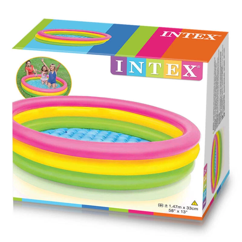Ø 147 X 33 Cm Intex Sunset Glow Piscine Pour Enfants – Image 4