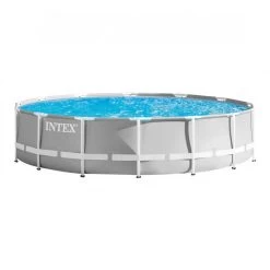 Intex Piscine Tubulaire Prism Frame Ronde 4,27 X 1,07 M